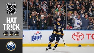 Jack Eichel earns the first hat trick of his career [upl. by Ariew639]