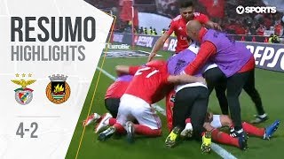 Highlights  Resumo Benfica 42 Rio Ave Liga 1819 16 [upl. by Nidorf]