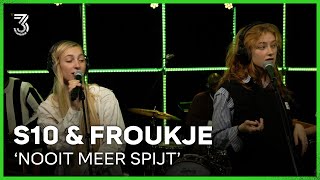 S10 en Froukje spelen ‘Nooit Meer Spijt’  3FM Live Box  NPO 3FM [upl. by Shishko]