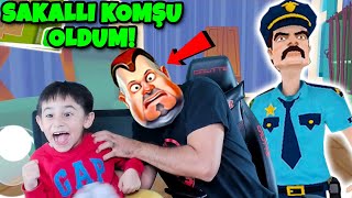 SAKALLI KOMŞU GERÇEK HAYAT GİZEMLİ BODRUMU BULDUK  DARK RIDDLE OYNUYORUZ1 [upl. by Seidule556]