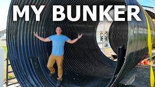 Im Building a Backyard BUNKER Part 1  THE BIG TUBE [upl. by Yelyab]