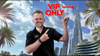 I went to the TOP of the BURJ KHALIFA  VIP experience [upl. by Auqemahs666]