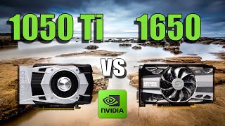 1050Ti vs 1650  9600K CSGO Fortnite PUBG GTAV Overwatch [upl. by Elleinwad]