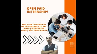 How To Apply For Internships on Internshala To Get Hired  Work From Home  Paid Internships [upl. by Oicnanev]