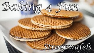 Hollandse Stroopwafels  Baking 4 Fun [upl. by Anirtik]