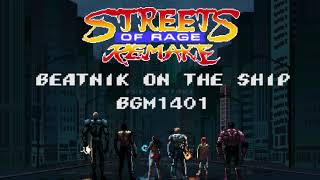 Beatnik On The Ship  Streets of Rage Remake V52 BGM1401 [upl. by Annaid]