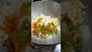 Simple Egg Fried Rice friedrice viralshort shorts subscribe [upl. by Nohsauq]