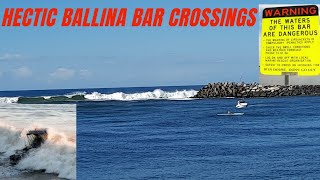 Hectic Ballina Bar Crossings Watch a 4 metre tinny take on a 5 foot breaking bar [upl. by Janka]