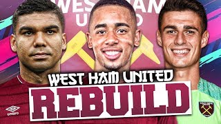 REBUILDING WEST HAM UNITED FIFA 19 Career Mode [upl. by Yeliak561]