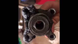 JB Weld Go Kart Drive Hub EMERGENCY ONLY Repair [upl. by Dorry]