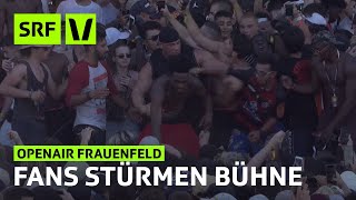 Openair Frauenfeld Fans stürmen Bühne bei Desiigner  Festivalsommer 2017  SRF Virus [upl. by Larimer]