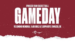 Owasso Basketball vs Edmond Memorial [upl. by Jaf]