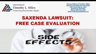 SAXENDA LAWSUIT FREE CASE EVALUATION [upl. by Eiramanig]