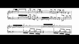 Bach  WellTempered Clavier Book 1 Fugue No 5 in D major Gould [upl. by Neerual]