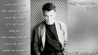 FRED VENTURA 🟢⚪🔴 HITS MEDLEY italo disco high energy eurobeat electronic dance 80s 90s [upl. by Elvis]