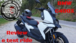 BMW C400X 2019  Review e test ride [upl. by Nadabb]