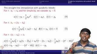 Lecture 33  Trajectory generation using Matlab part 2 [upl. by Plotkin133]