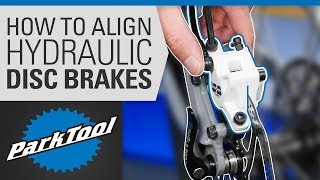 How to Align a Hydraulic Disc Brake on a Bike [upl. by Madlen]