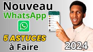 Nouveaux Astuces et Trucs WhatsApp  À CONNAÎTRE ABSOLUMENT [upl. by Garratt]