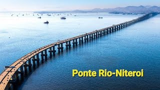 Ponte RioNiterói a noite e as luzes do Rio [upl. by Mendive]