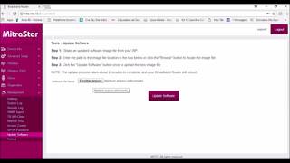Processo de atualização de firmware HGU Mitrastar [upl. by Lazor]