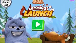 Lemmings Launch Grizzy and The Lemmings GamePlay [upl. by Anastassia]