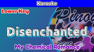 Disenchanted by My Chemical Romance Karaoke  Lower Key [upl. by Tekcirk]