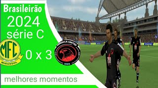 Mirassol 0 X 3 América United melhores momentos 8 rodada [upl. by Olemrac734]