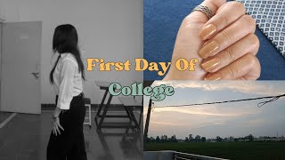 First Day Of College ✨  Mmdu Mullana Ambala  Mini Vlog [upl. by Einnal]