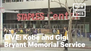 Kobe Bryant Memorial Service  LIVE  NowThis [upl. by Ahsiekel935]