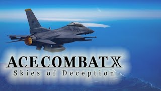 ACE COMBAT X Skies of Deception Mission 08A Striking Point PSP版 [upl. by Anoo]