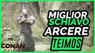 CONAN EXILES  Miglior schiavo arciere Beastmaster Teimos location ITA [upl. by Winifred96]