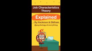 Job Characteristics Model Explained in 60 Seconds Hackman amp Oldham [upl. by Jonis]