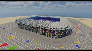 Minecraft  Stadium 974 Qatar 2022 World Cup [upl. by Smallman]