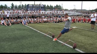 Field Goal Competition To Play In 2014 Under Armour AllAmerica Game [upl. by Kcirdde]