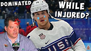 Brock Faber PLAYED with BROKEN RIBS Wont play at IIHF World Championship  Team USA  The Sota Pod [upl. by Eyaf937]