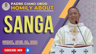 Fr Ciano Homily about SANGA  04282024 [upl. by Danas962]