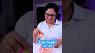 Make party poppers at home with waste items  Toys from trash [upl. by Jahdai946]