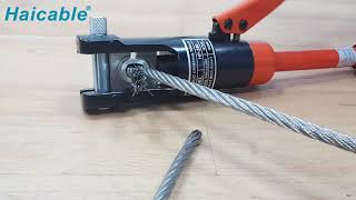 16240 mm² Cable Connector Hydraulic Crimping Tool HP240C [upl. by Treblih604]