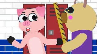 ROBLOX PIGGY CHAPTER 5 School  Thinknoodles Piggy Animated [upl. by Condon655]