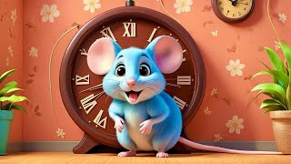 Hickory Dickory Dock Nursery Rhyme Song for Kids [upl. by Dichy]