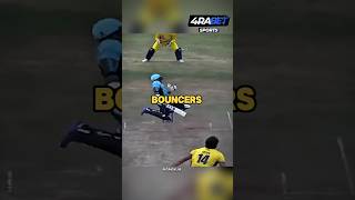 Dangerous bouncers in cricket history 💥 cricket shorts 4rabetind livebigagency [upl. by Aticilef]