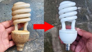 Repairing and Restoration Energy Saver BULB  Trash to Cash Restoration [upl. by Gaylord]