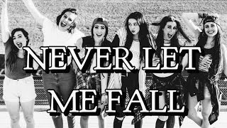 Never Let Me Fall Cimorelli lyrics [upl. by Kaliope870]