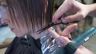 Stacked Bob Haircut Tutorial  Exciting StepbyStep Guide [upl. by Ennayk]