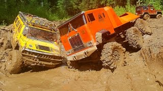 RC Extreme Pictures — RC Cars OFF Road 4x4 Adventure – MUD Hummer vs Defender vs Beast 6x6 [upl. by Acinnad694]