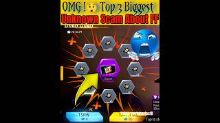 OMG 😲 TOP 3 BIGGEST SECRET SCAM BY GARENA 😱shorts shortvideo youtubeshorts freefire ob47 [upl. by Fleda557]