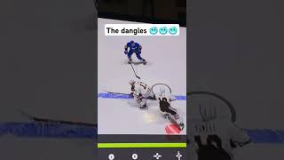 The Dangles 🥶🥶🥶hockey dangles sheesh funny nhl nhlhockey nhl24 viral crazy W wild shorts [upl. by Aivila]