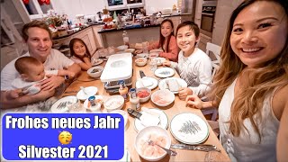 Silvester 2021 🥳 Frohes neues Jahr Familien Pantomime Party Spiele amp Raclette essen  Mamiseelen [upl. by Mace]