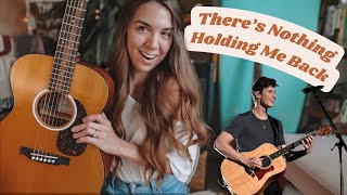 Shawn Mendes  Theres Nothing Holding Me Back  Guitar Tutorial ALL 3 GUITAR PARTS [upl. by Llevron453]